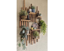 Wandrek mangohout - wanddecoratie mangohout - wandplank mangohout - wandbord industrieel - muuraccessoires mangohout - wandaccessoires mangohout - muurdecoratie industrieel - handgemaakt