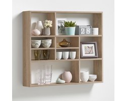 Wandrek Oregon Eiken - Breedte 90 cm - Hoogte 78.5 cm - Diepte 16 cm