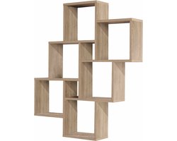 Wandrek Phoebe Eiken - Breedte 81.2 cm - Hoogte 94.3 cm - Diepte 15.7 cm