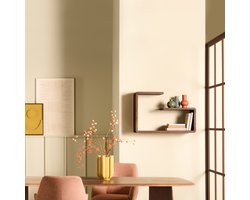 Wandrek Ponti - Teakhout Donkerbruin - Kant & Klaar Wanddecoratie