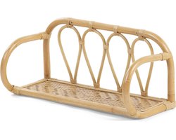 Wandrek Rotan Kinderkamer - Boho Wandplank voor Decoratie en Opbergen
