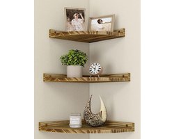 wandrek voor kinderkamer, 2-delige set, zwevend rek in rotan rooster, design, rek voor organizer, keuken, kruidenrek, wanddecoratie, opslag, badkamer, woonkamer