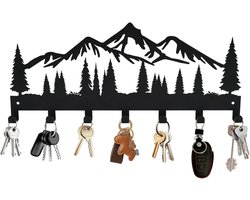 Wandsleutelhanger, Metalen Muurhaak Opslagrek Met Haak, Kan Sleutels, Jassen, Tassen Plaatsen - Decoratieve Woningdecoratie Voor Ingangen, Gangen, Keukens, Woonkamers