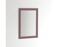 Wandspiegel 70 x 50 cm - Decoratieve Rood met Hoge Reflectie