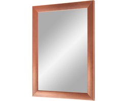 Wandspiegel 75x50 cm met 35 mm Brede MDF-houten Lijst en Ophanghaken