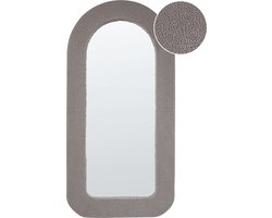 Wandspiegel CERVON 60 cm 120 cm Bouclé Taupe