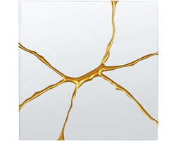 Wandspiegel COOLE 80 cm 80 cm Goud