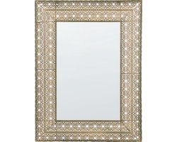 Wandspiegel DEHRADUN 69 cm 90 cm Metaal Goud