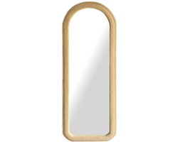 Wandspiegel Home ESPRIT Bruin Fluweel Scandi 60 x 4 x 160 cm