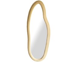 Wandspiegel Home ESPRIT Bruin Fluweel Scandi 60 x 4 x 160 cm
