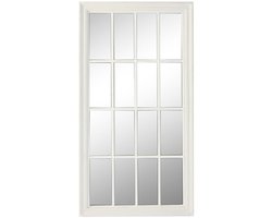 Wandspiegel Home ESPRIT Wit Venster 68 x 4 x 128 cm