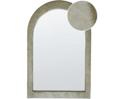 Wandspiegel HURIEL 60 cm 90 cm Fluweel Olijfgroen
