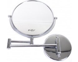 Wandspiegel Knikarm Zilver Spiegel 7x vergroting (Ø20cm) make up spiegel spiegels