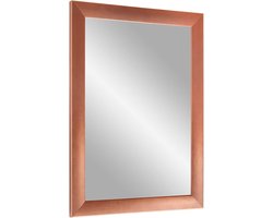 Wandspiegel met frame - Spiegel op maat - Woonkamer decoratie - Handgemaakt in Duitsland - 50x70 cm - Koper