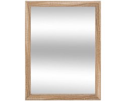 Wandspiegel met houten kader FIRST