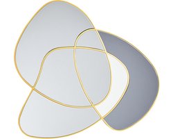 Wandspiegel TAILLY 99 cm 89 cm Goud