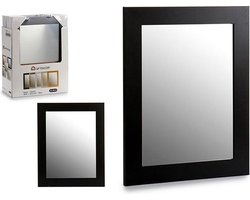 Wandspiegel Zwart Hout polyestyreen (39 x 2 x 49 cm) (1 uds)