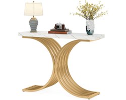 Wandtafel - Consoletafel - Haltafel - Marmerlook - Goud