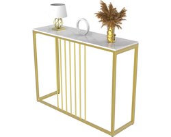 Wandtafel - Dressoir Kasten - Haltafel - Goud - Industrieel