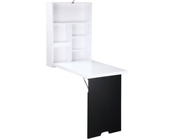 Wandtafel – Sidetable – Haltafel – Consoletafel – Opklapbare Tafel – Ruimtebesparend Design – Duurzaam MDF – 60 x 94,5 x 147 cm