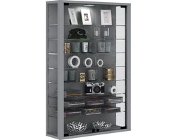 Wandvitrinekast Hangende vitrinekast Glazen vitrinekast Wandvitrinekast Glas Vitrosa Mini