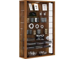 Wandvitrinekast Hangende vitrinekast Glazen vitrinekast Wandvitrinekast Glas Vitrosa Mini