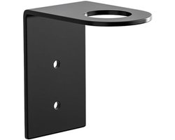 Wandzeepdispenser RVS – Muurmontage Zeepdispenser voor Badkamer, Douchegel & Shampoo – Met Schroef of Zelfklevende Bevestiging – Chroom/Zwart Gepolijst Design – 1 Vaks