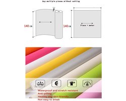 Wangk Kunstleer Kunstleer Materiaal Zware Gevoel PU Vinyl Bekleding Stof Per 1 Meter X 140cm Kunstleer Bekleding Stof stoffering stoffen door de meter-Roze 1.4x9m
