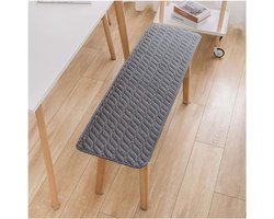 wangk Outdoor Indoor Lange Bank Kussen Kussen Pad Venster Zitkussens Tuin Pallet Kussens Patio Meubelkussens Bank Outdoor Bank Kussen Base -Bruin 120×30cm (47×12in)