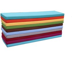 Wangk Tuin Patio Bank Pad Outdoor Indoor Lange Bank Kussen Kussen Pad Venster Zitkussens Tuin Pallet Kussens Patio Meubelkussens -Geel 100×30×5cm (39×12×2in)