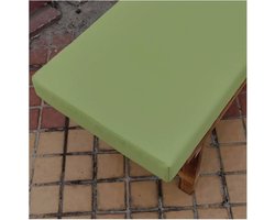 wangk Tuinbank Outdoor Pad Outdoor Tuin Kussen Antislip Zitkussen Houten Bank Zitkussen voor Tuin Outdoor Patio-Licht Groen 100×30×5cm