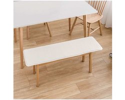 Wangk Zitbank Kussen Outdoor Indoor Lange Bank Kussen Kussen Pad Venster Zitkussens Tuin Pallet Kussens Patio Meubelkussens -Gebroken wit 200×40cm (79×15in)