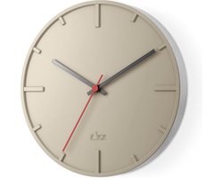 Wanu Wandklok | Beige | Staal