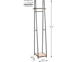 Wardrobe metal D 40 x W 38 x H 166 cm - Moderne kledingkast van Haku Möbel halmeubel met kapstok