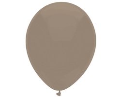 Warm taupe ballonnen 12 inch - 30 cm - 50 stuks.