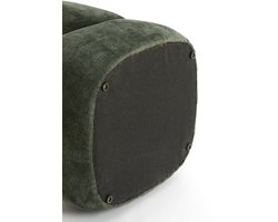 Warme blauwe houten stoel Light & Living Serenzo