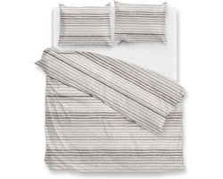 Warme flanel dekbedovertrek Bennie - 200x200/220 (tweepersoons) - heerlijk zacht en hoogwaardig - unieke dessin - donsachtig laagje - slijtvast - ideaal tegen kou