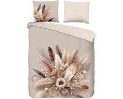 Warme flanel dekbedovertrek Daylin - 200x200/220 (tweepersoons) - heerlijk zacht en hoogwaardig - unieke dessin - donsachtig laagje - slijtvast - ideaal tegen kou