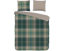 Warme flanel dekbedovertrek Luan - 240x200/220 (lits-jumeaux) - heerlijk zacht en hoogwaardig - unieke dessin - donsachtig laagje - slijtvast - ideaal tegen kou