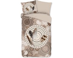 Warme flanel dekbedovertrek Rinse - 140x200/220 (eenpersoons) - heerlijk zacht en comfortabel - hoogwaardige kwaliteit - prachtige uitstraling - donsachtig laagje - slijtvast en duurzaam - ideaal tegen de kou