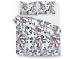 Warme flanel dekbedovertrek Suus - 240x200/220 (lits-jumeaux) - heerlijk zacht en hoogwaardig - unieke dessin - donsachtig laagje - slijtvast - ideaal tegen kou