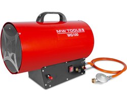 Warmeluchtblazer op propaangas 18-30kW variabel ERP MW Tools WG100