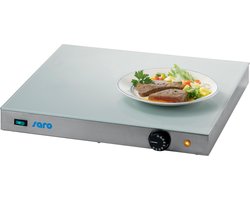 Warmhoudplaat met glasplaat, model GENUA