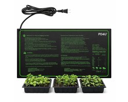 Warmtemat Planten - 25 x 52 cm - Waterdicht - Kweekmat - Kweekmat verwarmingsmat - Warmtemat Planten Kweken - Verwarmingsmat Planten