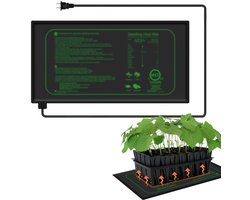 Warmtemat Planten - Kweekmat -Verwarmingsmat planten - 10*52.5 cm - Constante temperatuur van 40 graden Celsius - Bestand tegen hoge temperaturen - Corrosiebestendig - IP67 waterdichtheidsklasse