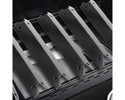 Warmteplaat (5-Pack) | Porselein Stalen Warmteschild en Warmteverspreider voor Barbecues