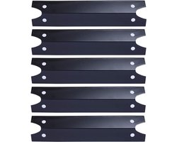 Warmteplaat (5-Pack) | Porselein Stalen Warmteschild en Warmteverspreider voor Barbecues