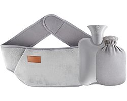 Warmwaterkruik met Taillecover voor Pijnverlichting - Zacht en Comfortabel