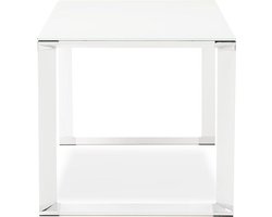 WARNER Bureau - wit glas 160 x 80 cm - Kokoon Design