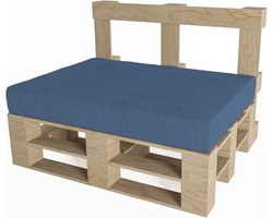 Wasbaar Palletkussen voor EU-Pallets - Zitkussen in Diverse Kleuren en Maten (120x60x10)